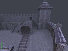 "Hrad" - mapa pre Return to Castle Wolfenstein
