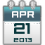 21. apríla 2013