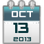 13th October 2013